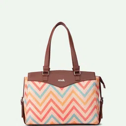 ZOUK WavBeach Geometric Printed Shopper Handheld Bag image 2