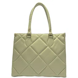 MINI WESST Textured Structured Shoulder Bag Up to 12 inch image 4