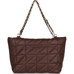MINI WESST Textured Shoulder Bag With Quilted image 4