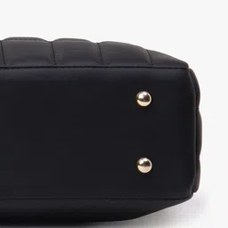 Carlton London Oversized Structured Handheld Bag With Quilted image 5
