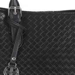 Toteteca Textured PU Structured Handheld Bag with Quilted image 5