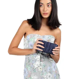 ODETTE Textured Structured Sling Bag With Quilted-8