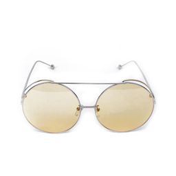 ODETTE Women Yellow Lens & Silver-Toned Round Sunglasses with UV Protected Lens DIW241-image-41
