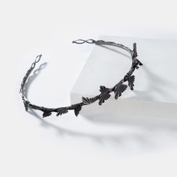SHAYA Women Silver & Black Hairband-image-88