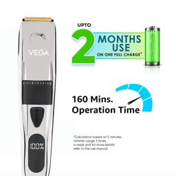 VEGA Men Power Series P-3 Beard Trimmer with 160 Mins Runtime & 40 Length Settings VHTH-27 image 4