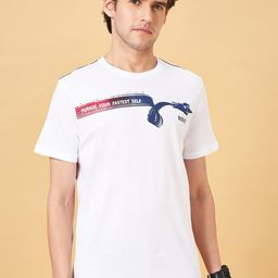 SF JEANS by Pantaloons Graphic Printed Slim Fit Cotton T-shirt-image-56