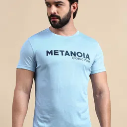 Classic Polo Typography Printed Antimicrobial Slim Fit T-shirt-image-68