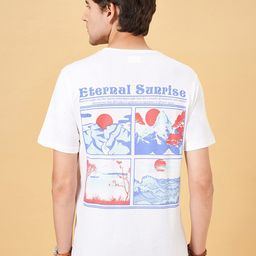 Urban Ranger by pantaloons Graphic Printed Pure Cotton Slim Fit T-shirt-image-85
