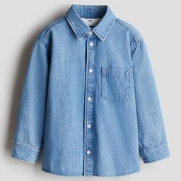 H&M Cotton Denim Shirt-image-65