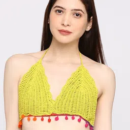 Smarty Pants Crochet Swim Top-image-80