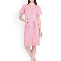 Sand Dune Women Pink Bathrobe-image-95