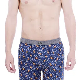 Basics Men Blue Printed Pure Cotton Boxers 14BBX31044-image-28