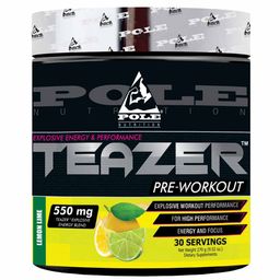 Pole Nutrition Teazer Pre Workout,  0.59 lb  Lemon Lime -8