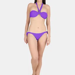FILMAX ORIGINALS Two-Piece MerMaid Style Halter Neck Buster Bikini Swimming Set-image-45