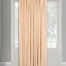 Fabindia Beige & Off White Geometric Cotton Long Door Curtain-image-40