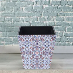 Reinvention Factory Cream-Colored Printed Open Dry Waste Bin-54