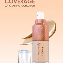 SHRYOAN High Coverage Long Lasting Foundation 50 ml - Porcelain 01 image 5