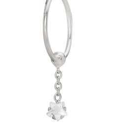 Abhooshan Sterling Silver Cubic Zirconia Ring Nosepin-image-54