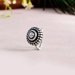 Voylla Silver-Plated Stud Nosepin-picture-35