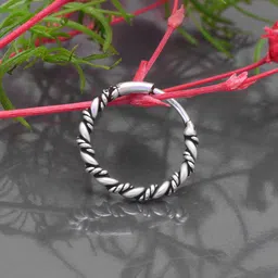 Abhooshan 92.5 Sterling Silver Ring Nosepin-47