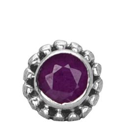 Abhooshan Pure Oxidized 92.5 Sterling Silver Onyx Stud Nosepin-image-91