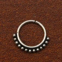 Abhooshan 92.5 Sterling Silver Nose Ring-picture-23