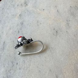 Arte Jewels Stone Studded Septum Nosepin-image-91