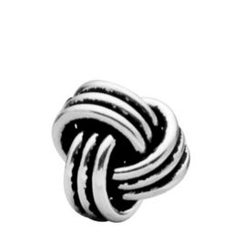 Abhooshan Sterling Silver Oxidised Stud Nosepin-image-8