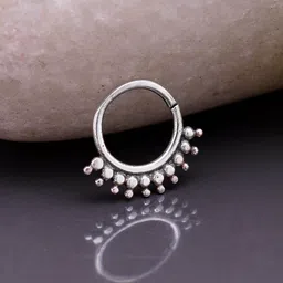 Abhooshan 92.5 Sterling Silver Nose Ring-55