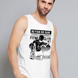 Juxar Printed Cotton Gym Vests JXR-036SAN-WH-XS-image-78