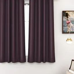 THE CONVERSION Coffee Brown Black Out Window Curtains-23