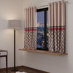 Stoa Paris Versailles Sateen Printed Noble Rose Window Curtain-image-38