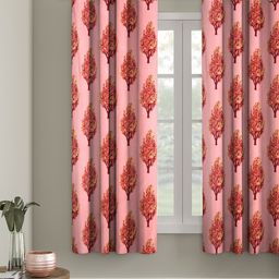 Cortina Pink Single Window Curtain-image-66