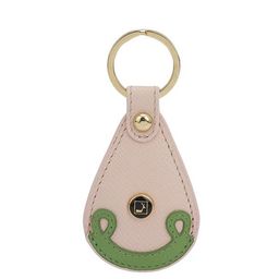 DA MILANO Unisex Textured Leather Key Chain-image-18