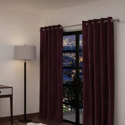 Stao Paris Date Night Velvet Vintage Rose Door Curtain-image-13