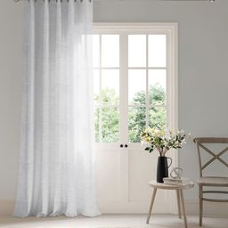 DDecor Grey Sheer Long Door Curtain-image-11