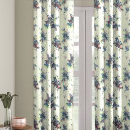 Soumya Blue Single Long Door Curtain-20