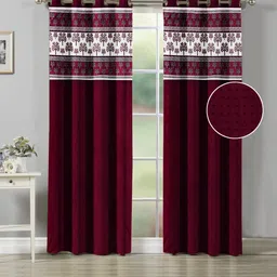 Nendle Set of 2 Room Darkening Door Curtain-40