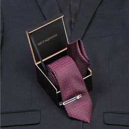 MUTAQINOTI Men Silk Accessory Gift Set-image-58