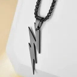 SALTY Voltage Men Stainless Steel Contemporary Pendant with Chain-image-99