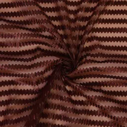 Cortina Brown & Rust Striped Curtain image 5
