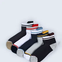 FABdon Men Pack Of 5 Ankle-Length Socks-46