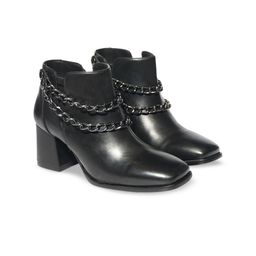 CAI Women Chunky Metal Chain Boots-image-57