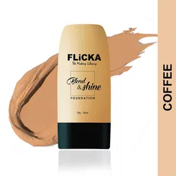 FLiCKA Blend & Shine Long-Lasting Liquid Foundation with Vitamin E 30 ml - Coffee 05-56