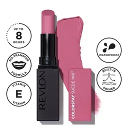 Revlon Colorstay Suede Ink Non-Transfer Matte Lipstick with Vitamin E - In-Charge image 4