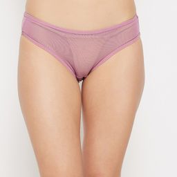 Clovia Women Purple Solid Bikini Briefs-picture-19