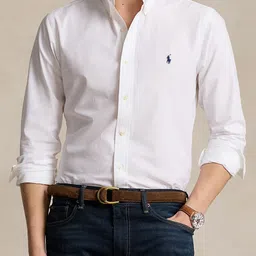 Polo Ralph Lauren Button-Down Collar Custom Fit Formal Shirt-image-11