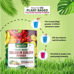 Vlado's Himalayan Organics Plant Based Collagen Builder Powder,  250 g  Promotes Youthful Glowing skin  image 4