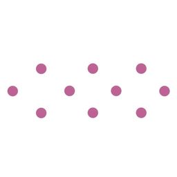 Comet Busters 10 Pcs Reusable Circular Bindis - Pink image 1