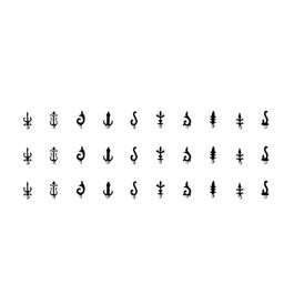Comet Busters Set Of 22 Bindis-19